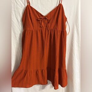 BRAND NEW WITH TAGS ✨ Rust Colored Mini Dress